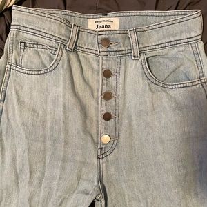 Reformation Olive Jean in Palawan wash